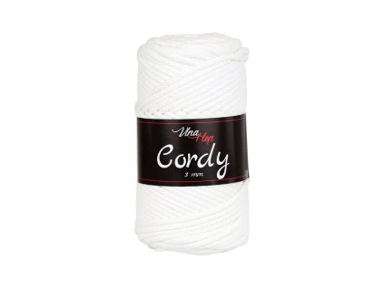 Příze Cordy 8171, 3 mm - smětanová