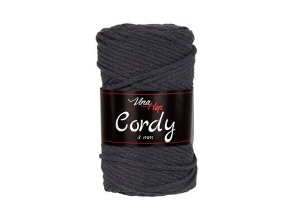 Příze Cordy 8235, 3 mm - šedá