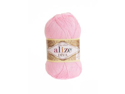Příze Alize Diva 892 - světlá růžová
