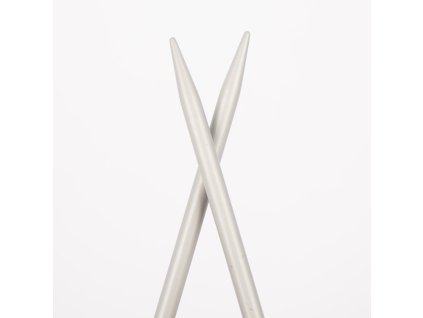 Jehlice kruhové pevné 5 mm/80 cm DROPS basic - hliníkové