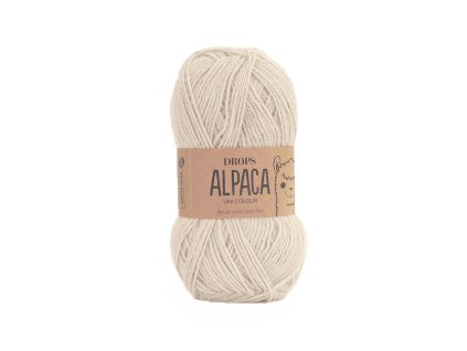 Příze DROPS Alpaca uni colour 9036 krémová