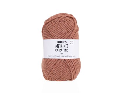 Příze DROPS Merino Extra Fine uni color 45 - rumělka