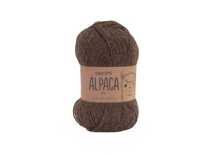 Příze DROPS Alpaca mix 9043 kávová