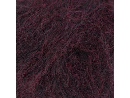 Příze DROPS Brushed Alpaca Silk 43 - tmavá grape