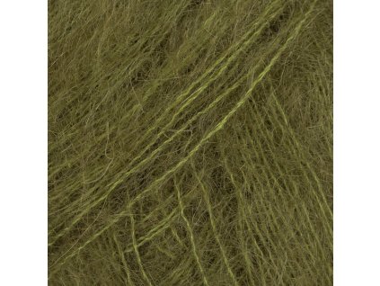 Příze DROPS Kid-Silk uni colour 66 - olivová