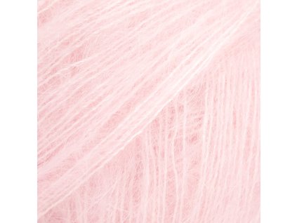 Příze DROPS Kid-Silk uni colour 72 - pastelová růžová