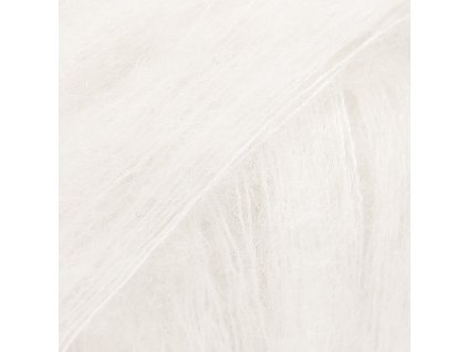 Příze DROPS Kid-Silk uni colour 01 - smetanová