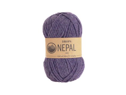 Příze DROPS Nepal mix 4434 - purpurová