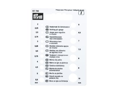 Měřidlo na jehlice