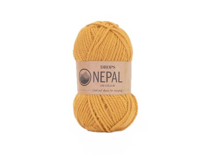 Příze DROPS Nepal uni colour 2923 - žlutá