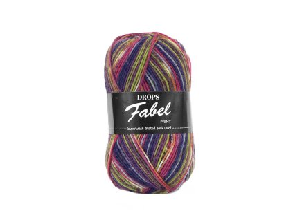 Příze DROPS Fabel Print 901 - pestrá