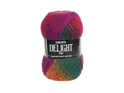 Příze DROPS Delight print 11 - nachově pestrá