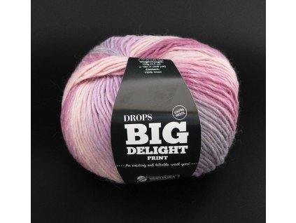 Příze DROPS Big Delight 01 - záhon růží