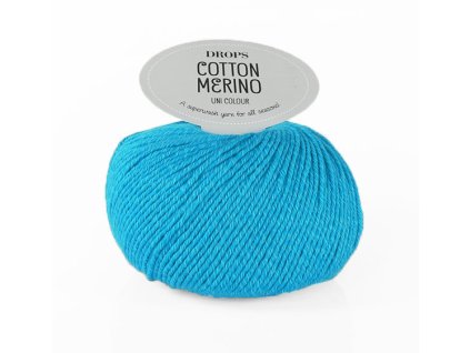 Příze DROPS Cotton Merino 24 - tyrkysová