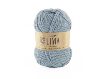 Příze DROPS Lima uni colour - 8112 ledová modrá