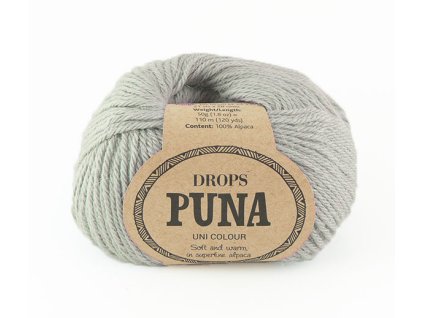 Příze DROPS Puna natural mix 07 - světlá šedá