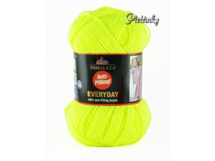 Příze Everyday 70049 žlutá neonová