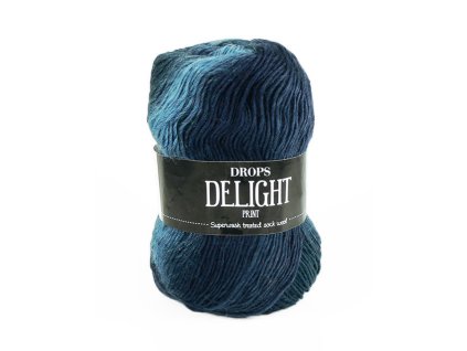 Příze DROPS Delight print 04 - odstíny modré