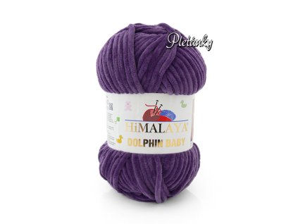 Příze Dolphin Baby 80340 - sytá fialová