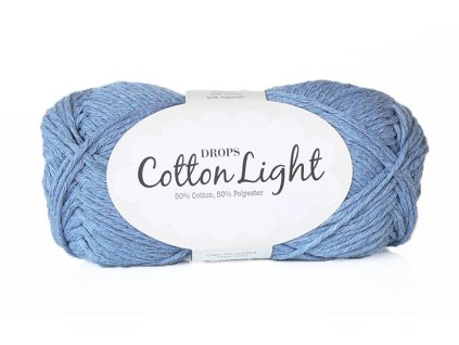 Příze DROPS Cotton light 34 - džínsová