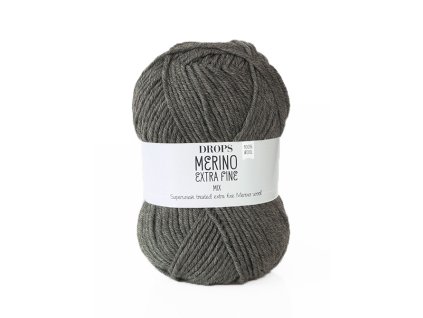 Příze DROPS Merino Extra Fine mix 06 - hnědá