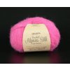 Příze DROPS Brushed Alpaca Silk 18 - třešeň