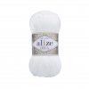 Příze Alize Diva 055 - bílá