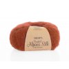 Příze DROPS Brushed Alpaca Silk 24 - rezavá