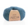 Příze DROPS Brushed Alpaca Silk 25 - ocelově modrá