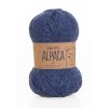 Příze DROPS Alpaca mix 6360 - tmavá modrá (melír)