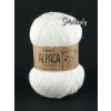 Příze DROPS Alpaca 1101 - bílá