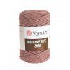 Macrame Rope 792, 3mm - tmavší starorůžová