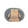 Příze DROPS Alpaca Bouclé mix 0517 - šedá