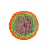 Příze Macrame Cotton Spectrum 1321 - hnědá, zelená, oranžová