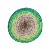 Příze Macrame Cotton Spectrum 1322 - hnědá, odstíny zelené