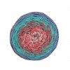 Příze Macrame Cotton Spectrum 1327 - béžová, kaštanová, tmavý tyrkys, modrá