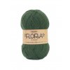 Příze DROPS Flora uni colour 32 - tmavá zelená