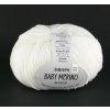 Příze DROPS Baby merino uni color 01 - bílá
