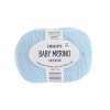 Příze DROPS Baby merino uni color 11- ledová modrá