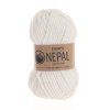 Příze DROPS Nepal uni colour 1101 - bílá