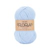 Příze DROPS Flora uni colour 14 - ledově modrá