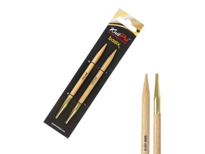 vymenitelne drevene kruhove ihlice knitpro basix birch 6 mm id36578