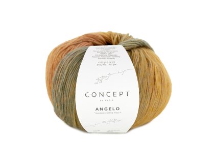 yarn wool angelo knit merino extrafine polyamide brown red green autumn winter katia 200 fhd