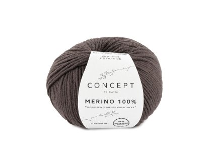 yarn wool merino100 knit merino extrafine medium brown autumn winter katia 502 fhd
