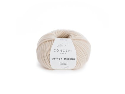 yarn wool cottonmerino knit cotton merino extrafine light beige autumn winter katia 101 fhd