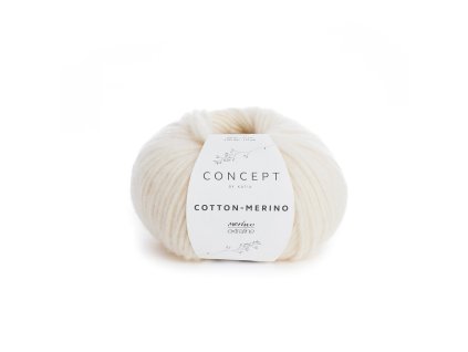yarn wool cottonmerino knit cotton merino extrafine ecru autumn winter katia 100 fhd