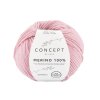 yarn wool merino100 knit merino extrafine very light rose autumn winter katia 7 fhd