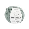 yarn wool merino100 knit merino extrafine reseda green autumn winter katia 84 fhd