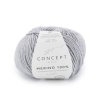 yarn wool merino100 knit merino extrafine light grey autumn winter katia 506 fhd