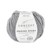 yarn wool merinosport knit merino extrafine medium grey autumn winter katia 401 fhd